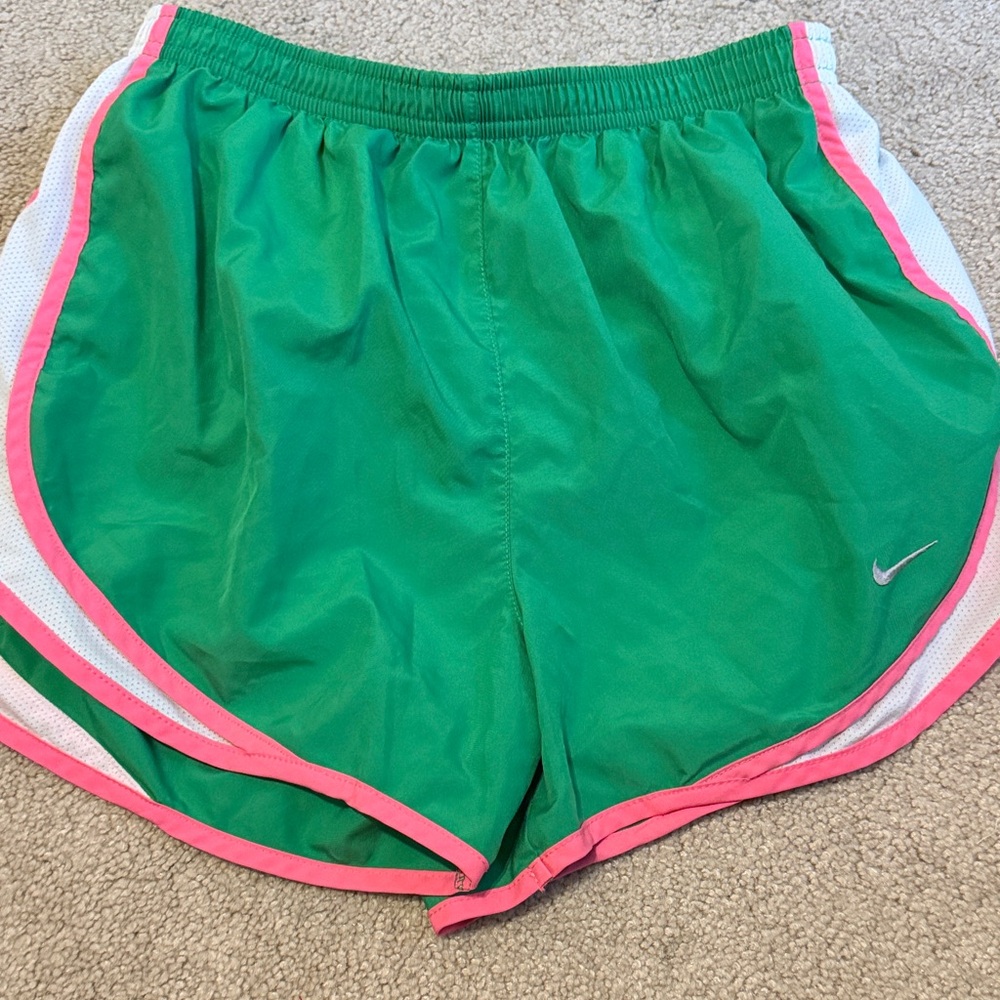 Nike Dry Fit Size Small Athletic Shorts Bundle- Red, Green, Orange - Picture 4 of 7